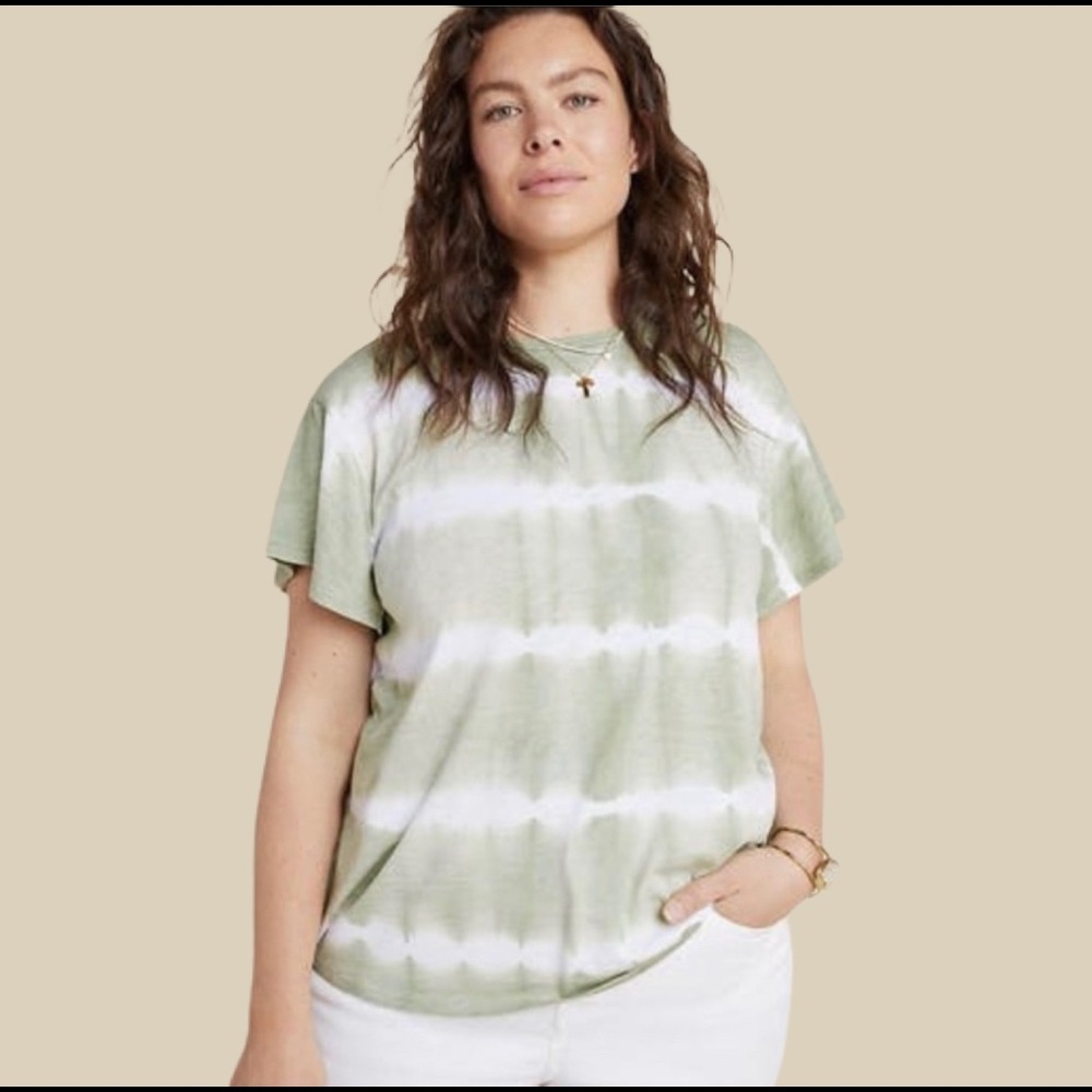A+ Anthropologie Tie Dye Tee T.La Short Sleeve New